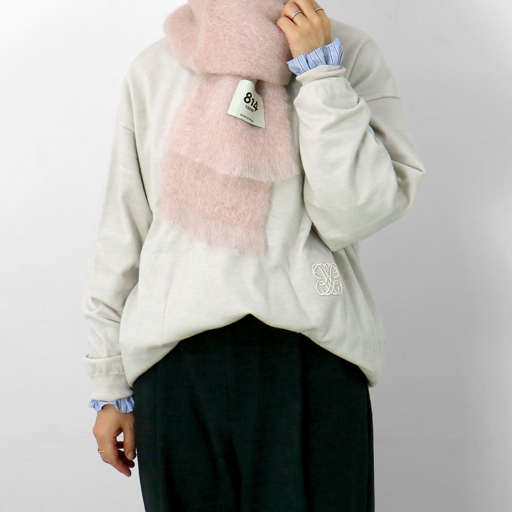 マフラー ピンク 48 / Foulard Liso