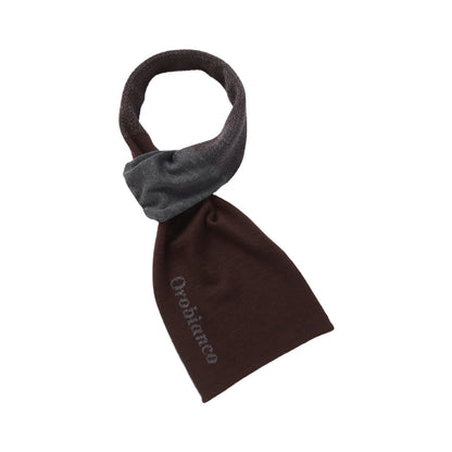 マフラー チョコ / ロゴジャガード ミニマフラー