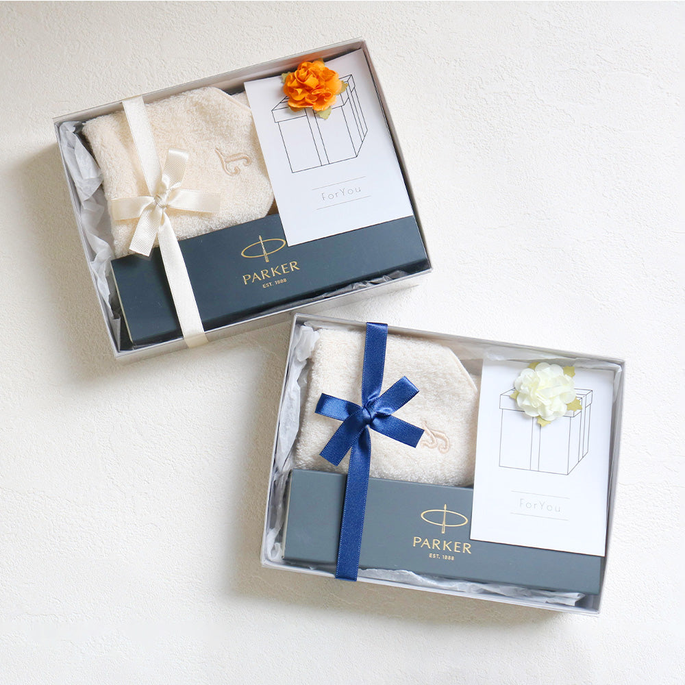 ボールペン IM The Core Line + タオルハンカチ パウダーピンク  / Premium Gift Set
