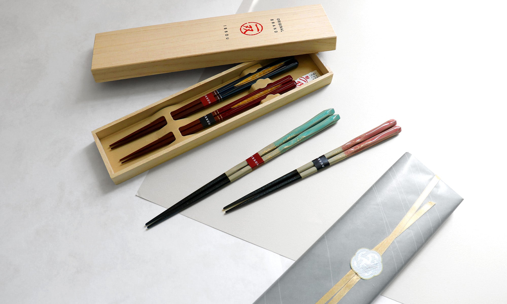 一双 箸 二膳 + 箸置き | Pellepenna GOODS SHOP | ペレペンナ グッズ