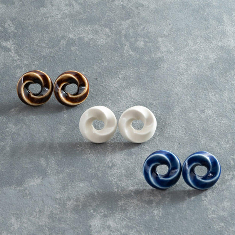 ピアス 茶 / くるり