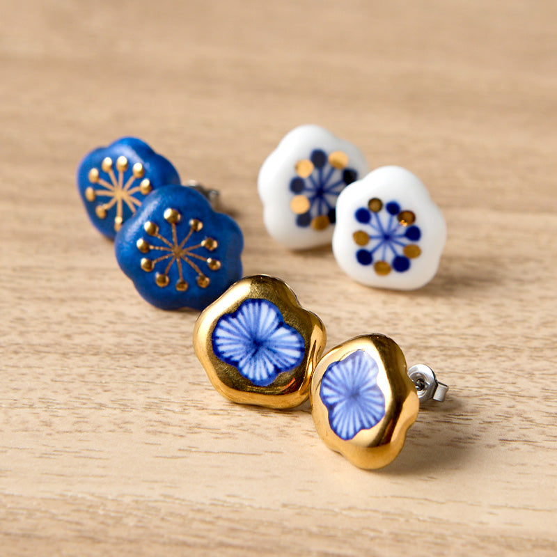 ピアス 花十草 大 / わたぐも