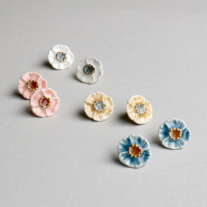 ピアス 黄 / 優花