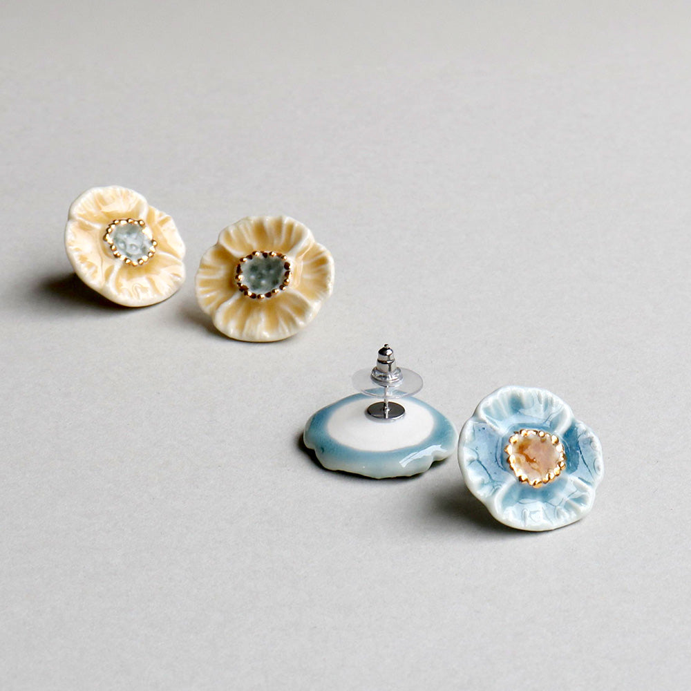 ピアス 黄 / 優花