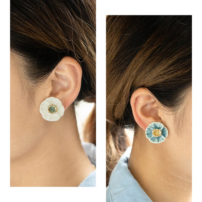 ピアス 黄 / 優花