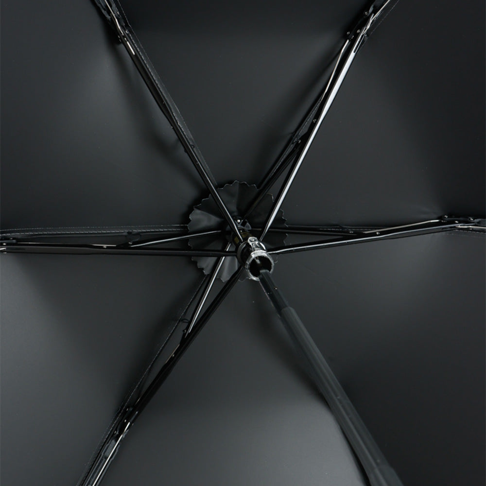 日傘 ベージュ 50cm 1BH27757-57-83 / 東レ サマーシールド 手開き式 折りたたみ傘 晴雨兼用 リボン切り継ぎ加工