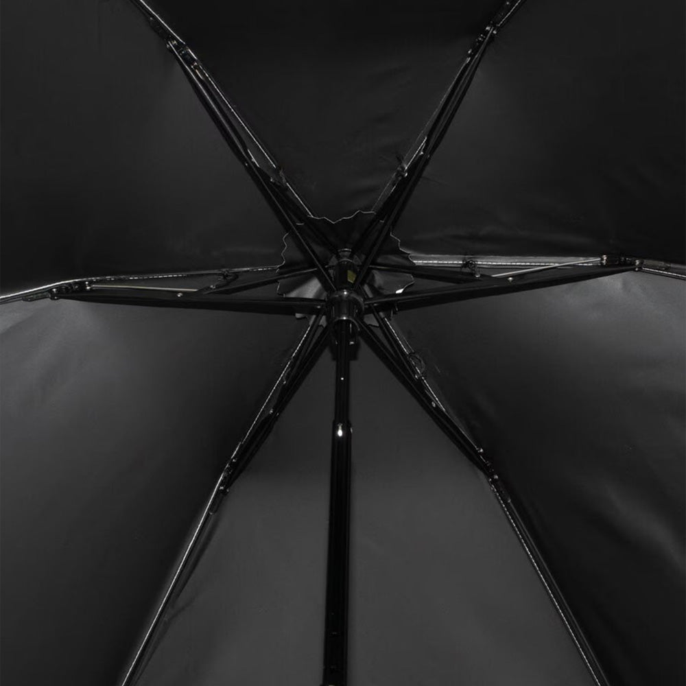 日傘 ブラック 50cm 1BH27726-26-98 / 東レ サマーシールド 手開き式 折りたたみ傘 晴雨兼用 カリグラフィー刺繍