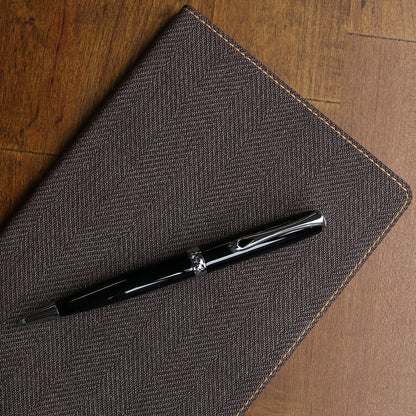 ノート TOBACCO BROWN （タバコブラウン） 罫線 ミディアムサイズ / HARRIS