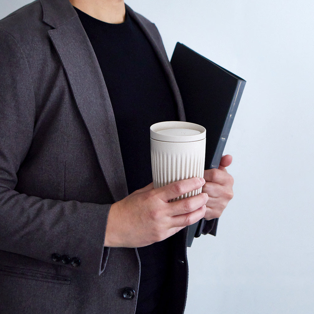 タンブラー ナチュラル 350ml 12oz / HuskeeCup