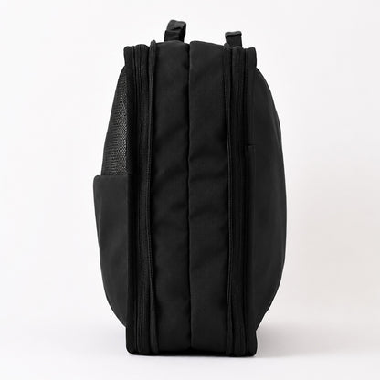 トラベルポーチ 圧縮パッキングオーガナイザーダブルポケット 8L×2 ブラック MLS906-BK / MILESTO UTILITY