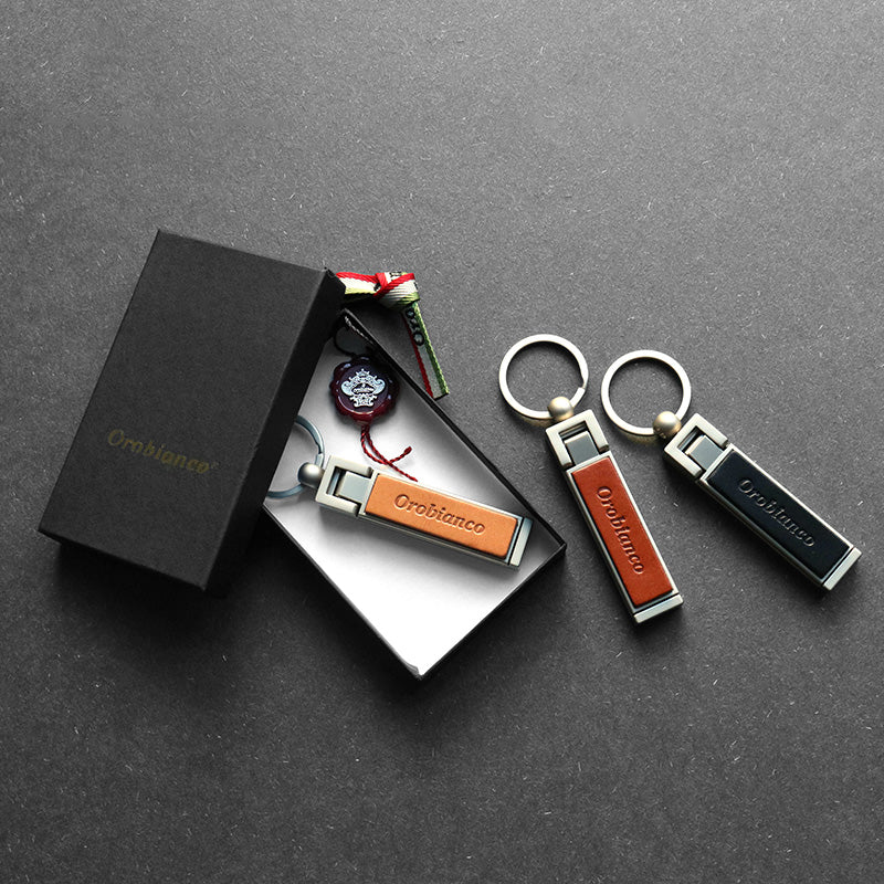 キーリング ブラック ORKY-005-BK / 2WAYキーホルダー バッグハンガー スマホスタンド