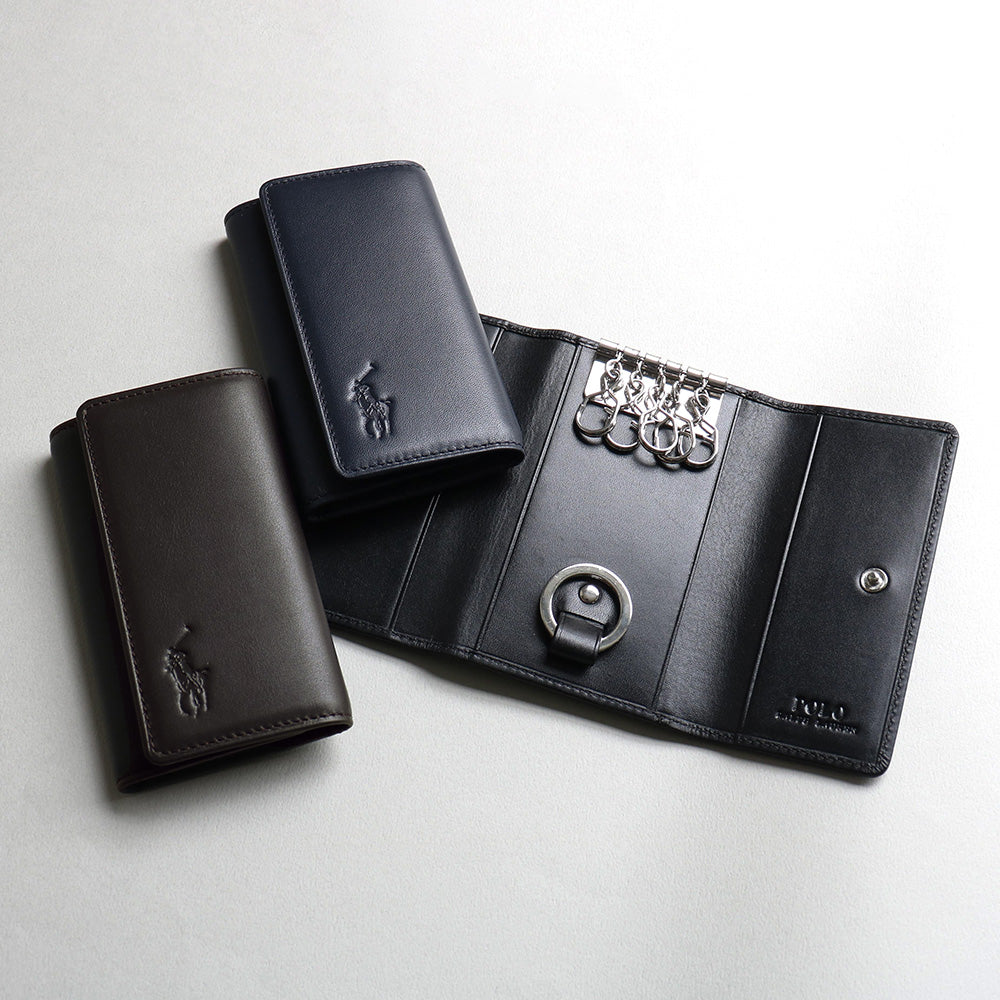 キーケース ブラック 5連 P-CLB750-05 / Calf Leather series