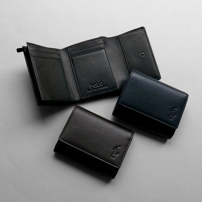財布 ダークブラウン 3つ折り P-NSH528-35 / N Soft Shrink series ソフトシュリンク