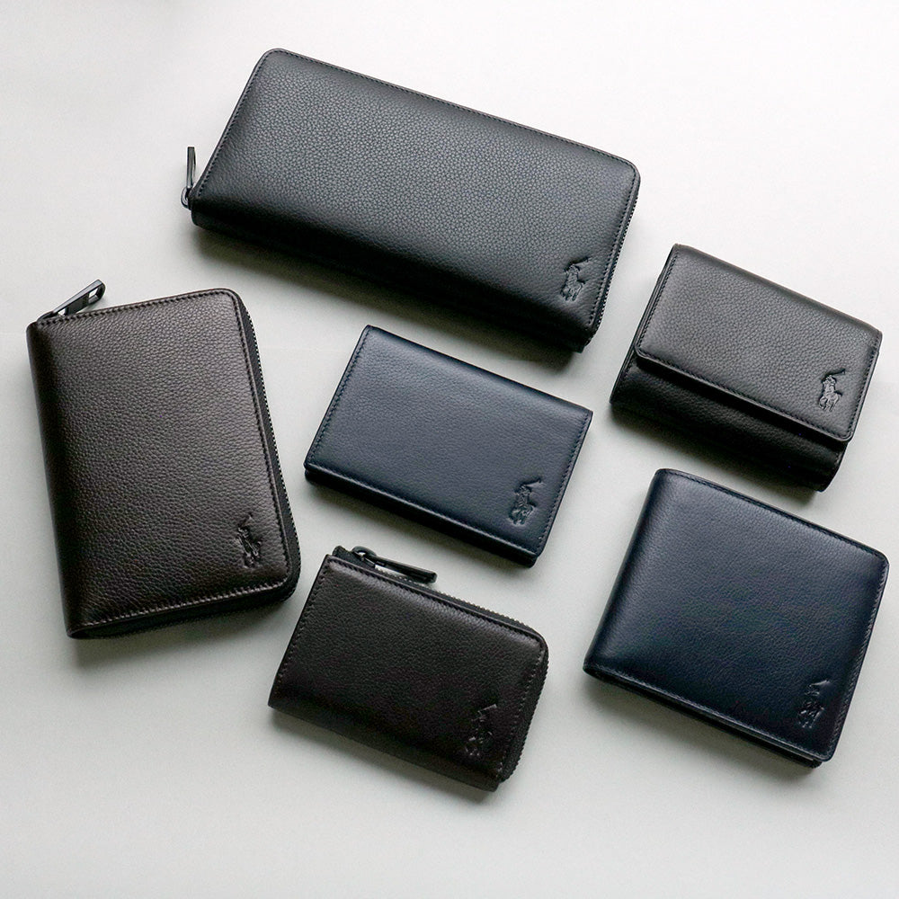 財布 ダークブラウン 3つ折り P-NSH528-35 / N Soft Shrink series ソフトシュリンク