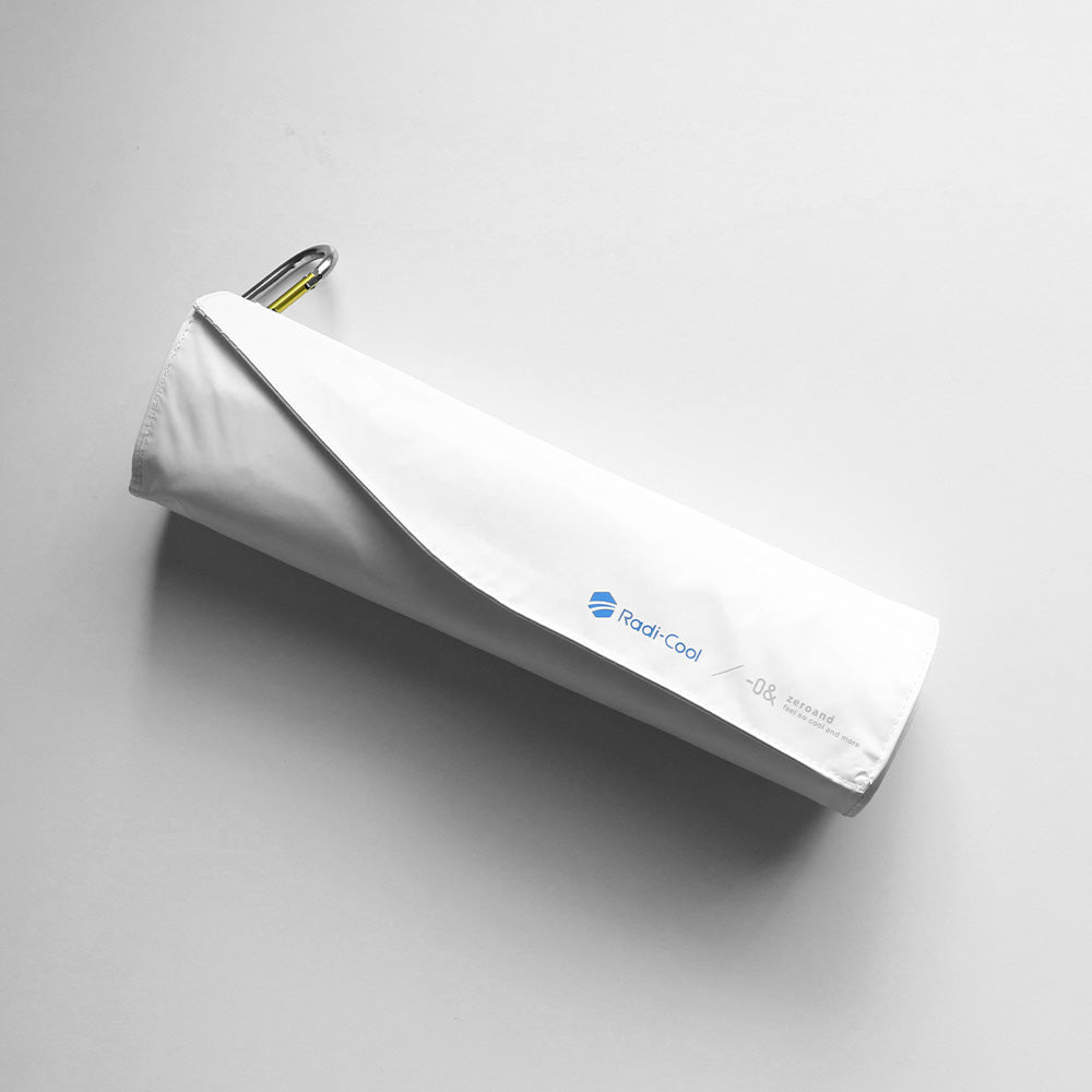 日傘 ホワイト 50cm / Radi-Cool ジャンプ式 折りたたみ傘 晴雨兼用